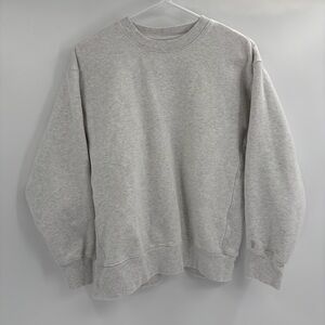 Aritzia tna cozy boyfriend long sleeve cotton comfort lounge sweatshirt size xs